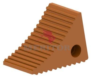Meritor Gaff 18455 Polyurethane Heavy Duty Orange Wheel Chock