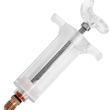 JVSISM Oil/Dye Injector 30Ml 1 Oz with Low Side Quick Coupler 1/4 SAE R134A Manual Oiler A/C Oil Injector,Automotive Air Conditioning Coolant Filling Tube Injection Tool