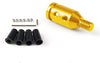 Tasan Racing 1.2x1.25 Gear Shift Knob Adapter for Non Threaded Shifters Gold