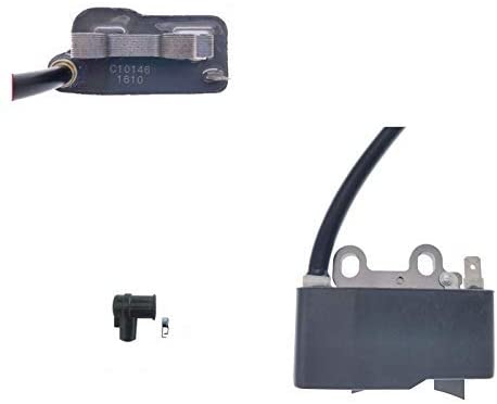PARTSRUN Ignition Coil with Boot ID#C10146 Replaces Echo PB-255LN PB-251 ES255 PB265L PB265LN Blower OEM#A411000290 A425000100,ZF271B