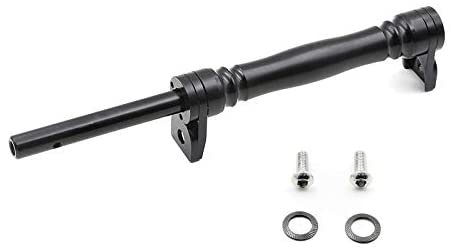 Tiamu Easy Wheel Telescopic Extension Rod for Brompton Folding Bicycle Extendable Easy Wheel Bracket Black