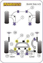 Powerflex PFR5-4610 Polyurethane Rear Subframe Front Bushings