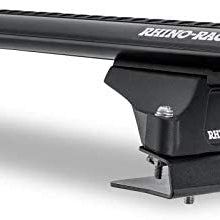 Rhino Rack 2014-2019 Compatible with Ford Transit XL XLT Van Wagon 2dr Long Medium Roof Extended Length Low Roof Vortex RLTP Black 2 Bar Roof Rack JA6333