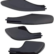Eastar 4pcs Roof Rack Rail End Cover Shell Cap Protection Fit for Toyota Land Cruiser LC100 FJ100 1998-2007