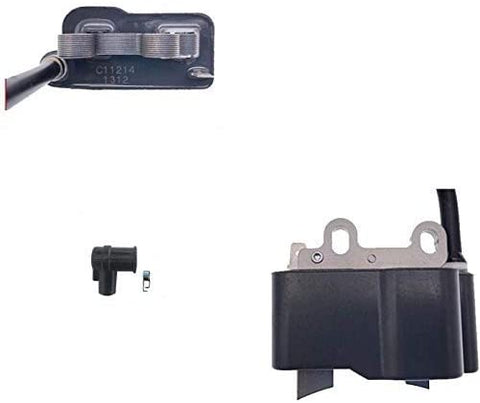PARTSRUN A411000420 (ID#C11214) Ignition Coil Module with Spark Plug Boot & Spring for Echo Shindaiwa Kioritz Mantis Backpack Blower PB-500 PB-500H PB-500T,ZF-IG-A00276B