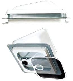 Heng's Industries Vent,14x14 Radius White V771401-C1G1