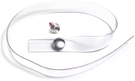 RV Designer H750, Tieback Strap, Clear Plastic, 18 inch, Interior Hardware (1)