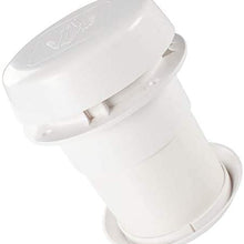 No-Branded Caravan Accessories RV Fan Roof Air Vent Grille Whit Fan Travel Trailer Van Cooling Air Vent Camper Motor Home Strong Fan 12V WZCUICAN