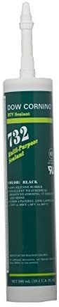 Dow Corning 1892011 732 Black Multi-Purpose Sealant, -60 to 205 Degree C, 300 mL by Dow Corning