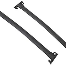 AOKAILI Black Al Roof Rack Cross Bars Top Rail Carries
