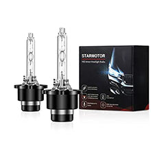 Starmotor D4S 5000K 35W HID Xenon Headlight Bulbs High Low Beam automotive bulb 42402 66440 42402XV Replacement Waterproof Design Headlight Lamps Head Lights for 12V Car Pack of 2 Car Headlamps