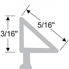 Steele Rubber Products - RV Hehr Hallmark Closing Seal - Sold and Priced per Foot - 70-3844-254
