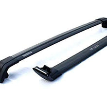 Chebay 1 Pair Fits for SUV Car Kicks 2018 2019 2020 2021 Universal Crossbar Cross Bar Top Mounted Roof Rail Roof Rack Rail Rack Luggage Baggage Carrier Adjustable Lockable Black