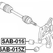 20257Xa000 - Arm Bushing (for Rear Assembly) For Subaru - Febest