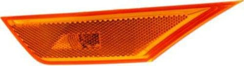 CPP HO2550127C Direct Fit Amber Lens Side Marker for 16 Honda Civic
