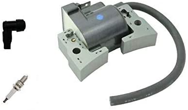PARTSRUN 21171-2207 Ignition Coil Module with Spark Plug and Boot Fits Kawasaki FE290D FE350D FE400D GEF00A for John Deere #M126972 Club CAR Golf CART DS 1997-5133#101909201,ZF110B-HHS
