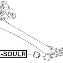 551602K000 - Arm Bushing (for Rear Control Arm) For Hyundai/Kia