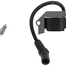 PARTSRUN Ignition Coil 21171-2267 21171-7030 + Spark Plug Fits Kawasaki FJ180V Kai Engines,ZF356-DHHS
