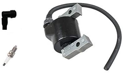 PARTSRUN #21121-2069 (ID#ZH7158) Ignition Coil with F7TC Spark Plug and Boot Fits Kawasaki FC540V for John Deere AM109258 ZF125B-HHS