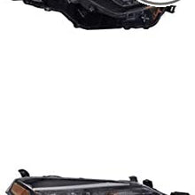 Headlight - Cooling Direct Fit/For TO2503249; TO2502249 17-19 Toyota Corolla-Ce/L/LE/LE-Eco Head Lamp Assembly Pair Left and Right BI-LED With LED-Daytime Running Light NSF