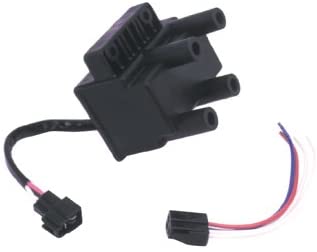 Dynatek 16069 Black Single Fire Dual Plug Coil and Cover Mount for Aftermarket Ignitions