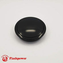 Flashpower 14'' Billet Full Wrap 9 Bolts Steering Wheel with 2'' Dish and Horn Button (Black)