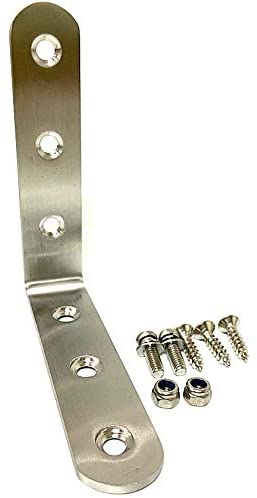 AMTIFO Hole Drilling Side View Camera Bracket Adapter for Bus/Truck/Trailer/Box/RV/Trailer/Tractor/ 5th Wheel