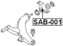 20201Aa030 - Rear Arm Bushing (for Front Arm) For Subaru - Febest