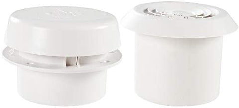 Z.L.F.J.P Caravan Accessories RV Fan Roof Air Vent Grille Whit Fan Travel Trailer Van Cooling Air Vent Camper Motor Home Quiet Fan 12V (Color : Strong Wind, Size : Free)