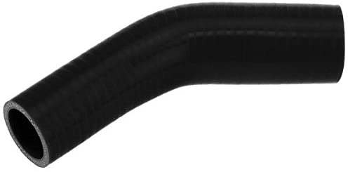 Pegasus RE4538.32-BLACK, Black Silicone Hose, 1 1/2 x 1 1/4