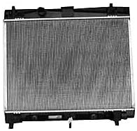TYC 2890 Compatible with TOYOTA Yaris 1-Row Plastic Aluminum Replacement Radiator