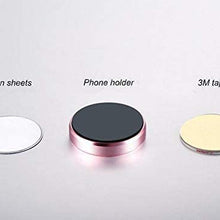 TRUE LINE Automotive Car Magnet Cell Phone Dashboard Steering Wheel Mounted Holder Mounting Kit (Black)