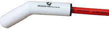 Dragon Fire 8.5mm White CERAMIC True Universal 500 Ohm High Performance Spark Plug Wire Set 135 For All Chevy Dodge Ford Small Block Big Block V8 SBC BBC SBF BBF HEMI Female Socket Points Male HEI PW