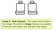 Front Seats: ShearComfort Custom Neoprene-Style Seat Covers for Toyota Corolla (2020-2020) in Solid Charcoal for Buckets w/Adjustable Headrests (LE Model)