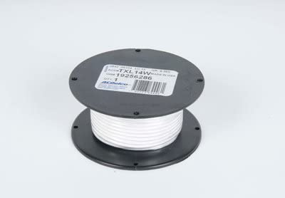 ACDelco TXL14W GM Original Equipment 50 ft Spool of White 14 Gauge Thin Wall TXL Wire