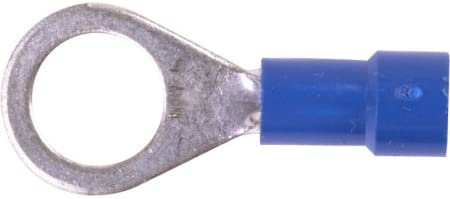 Haines Products Ring Terminal,Vinyl,16-14 Gauge,5/16 stud/100 pk