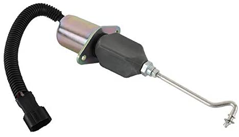 DB Electrical FSS0063 Shut Down Solenoid Compatible with/Replacement for 12V 3 Terminals J&N: 240-22033, Syncro-Start: SA3999-12