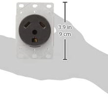 RV Designer S971, AC Receptacle in Plate, 30 Amp, AC Electrical