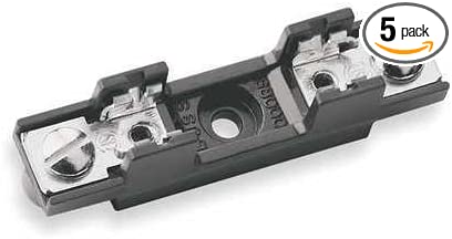 COOPER BUSSMANN BK/S-8301-1-R FUSE BLOCK, 6.3 X 32MM, BOLT-IN MOUNT (5 pieces)