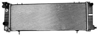 TYC 1193 Compatible with JEEP 1-Row Plastic Aluminum Replacement Radiator