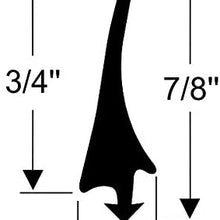 Steele Rubber Products Service Vehicle Compartment Door Seal - Roll up Door Side Edge Track Seal - Sold and Priced by The Foot 70-3998-477
