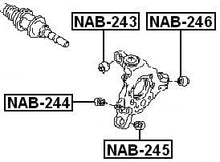 56219Al500 - Arm Bushing (for Rear Assembly) For Nissan - Febest