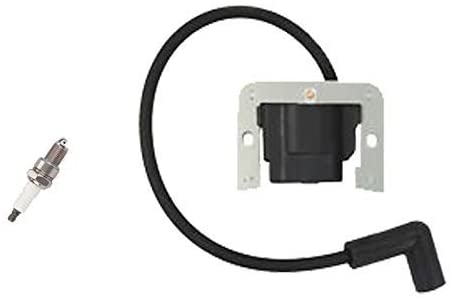 PARTSRUN Ignition Module + Spark Plug for Kohler Part # 3258425S KT740 KT745 ZT740# 3258407-S, 32 584 07-S, 3258409-S, 32 584 09-S, 3258424-S, 32 584 24-S ZF442-DHHS