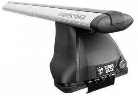 Rhino Rack 2007-2013 Compatible with Infiniti G 4dr Sedan 2500 Multi Fit Aero Roof Rack System Silver JA3433