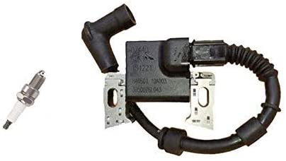 PARTSRUN ID#DZ440 1K1 H40S01 10A003 Ignition Coil + Spark Plug Fits Honda 30500Z6L043 for GX630 GX660 GX690 GXV630 GXV660,ZF042-DHHS
