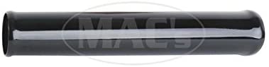 MACs Auto Parts 16-55229 Model T Radiator Outlet Connection Pipe - Steel - Powder-coated - Black - 12-1/16 Long - Ridged Ends - Fits All Yea