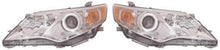 Go-Parts - PAIR/SET - for 2012 - 2014 Toyota Camry Front Headlights Assembly Front Housing / Lens / Cover - Left & Right (Driver & Passenger) Side - (Gas Hybrid + Hybrid LE + Hybrid XLE + L + LE +
