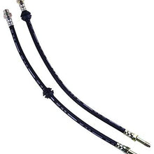 Rumors New 2X Front Brake Hose Brake Hose Fit for BMW 3 3ER E46 316 318 320 323 325 330 Z4 Accessories Durable Practical L0507 (Color : BK)