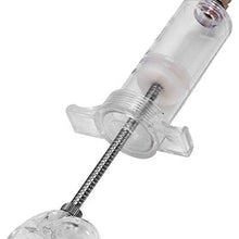 JVSISM Oil/Dye Injector 30Ml 1 Oz with Low Side Quick Coupler 1/4 SAE R134A Manual Oiler A/C Oil Injector,Automotive Air Conditioning Coolant Filling Tube Injection Tool