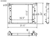 Koyo H010409 92-96 Toyota Chaser/Mark II/Cresta (JZX90) 2.5L Turbo (M/T) Radiator (JDM Only)